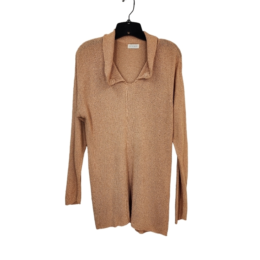Krista Larson Women's Collared Pullover Knit Sweater